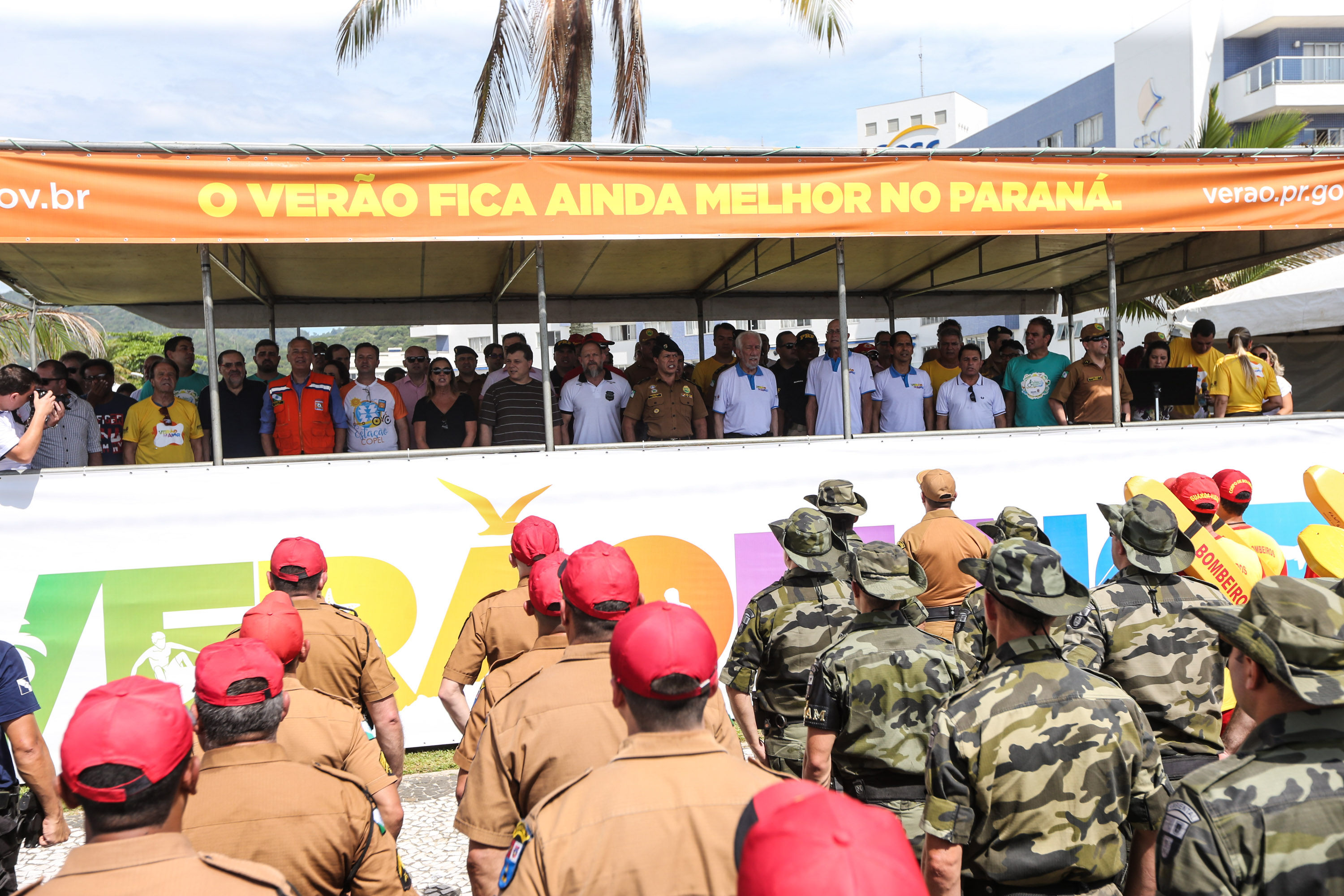 Verao Maior O vice governador Darci Piana participa neste sábado (21), do Lançamento do Verão Maior 2019/2020. O evento acontece em Matinhos e marca o início das ações dos órgãos estaduais no Litoral e nas praias de água doce nas Costas Oeste, Norte e Noroeste, durante toda a temporada até 1º de março. Matinhos, 21/12/2019 - Foto: Geraldo Bubniak/AEN