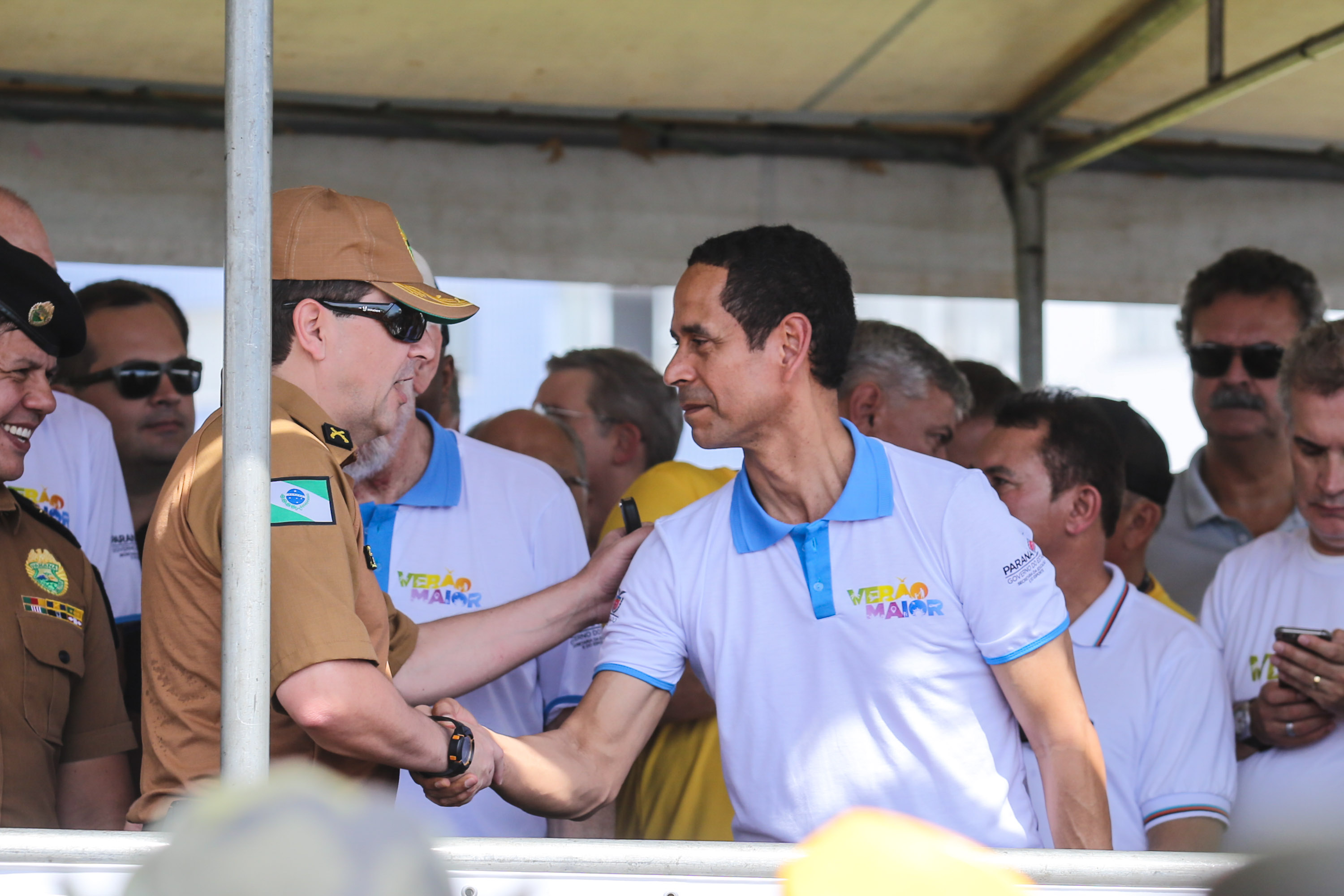 Verao Maior O vice governador Darci Piana participa neste sábado (21), do Lançamento do Verão Maior 2019/2020. O evento acontece em Matinhos e marca o início das ações dos órgãos estaduais no Litoral e nas praias de água doce nas Costas Oeste, Norte e Noroeste, durante toda a temporada até 1º de março. Matinhos, 21/12/2019 - Foto: Geraldo Bubniak/AEN