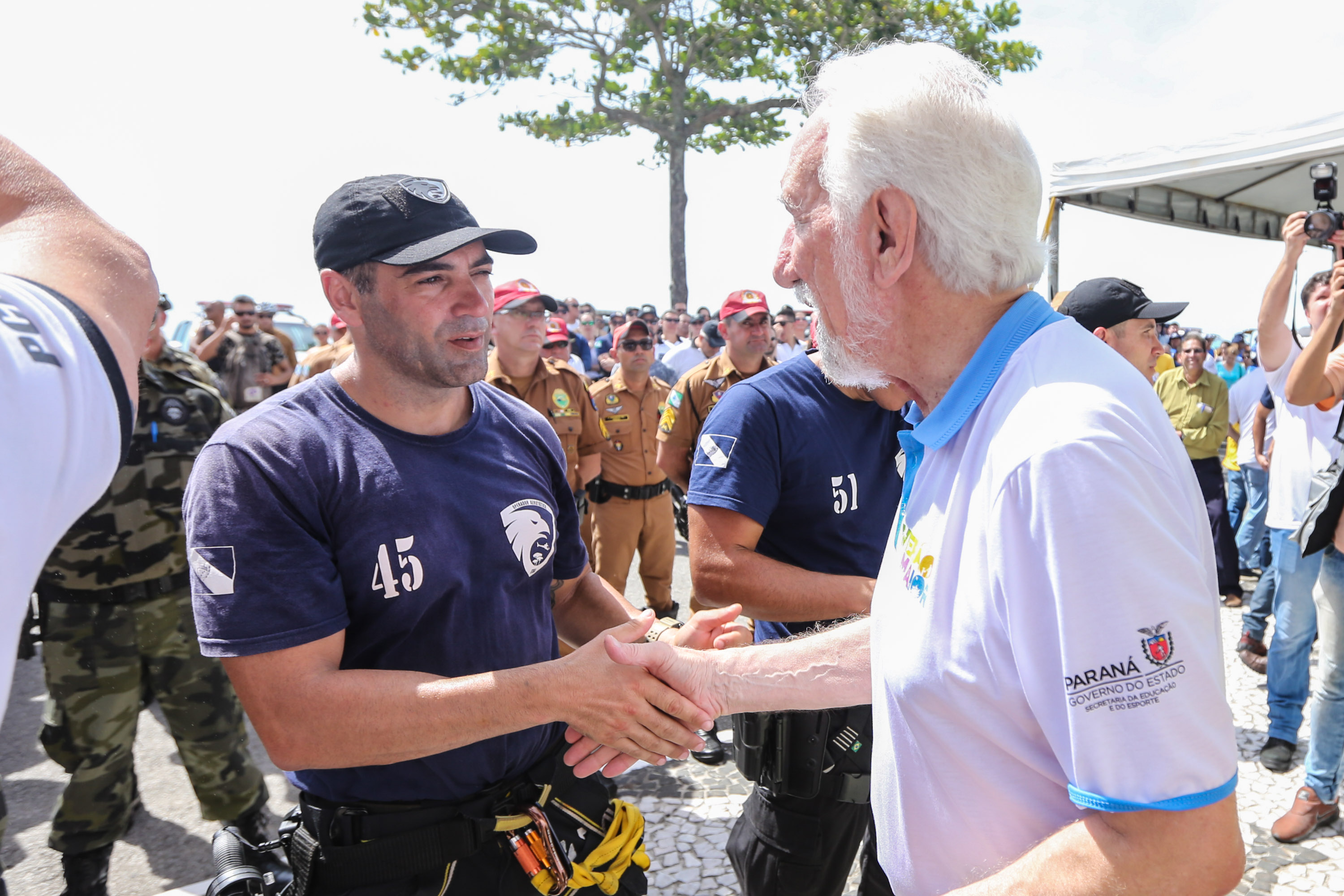 Verao Maior O vice governador Darci Piana participa neste sábado (21), do Lançamento do Verão Maior 2019/2020. O evento acontece em Matinhos e marca o início das ações dos órgãos estaduais no Litoral e nas praias de água doce nas Costas Oeste, Norte e Noroeste, durante toda a temporada até 1º de março. Matinhos, 21/12/2019 - Foto: Geraldo Bubniak/AEN