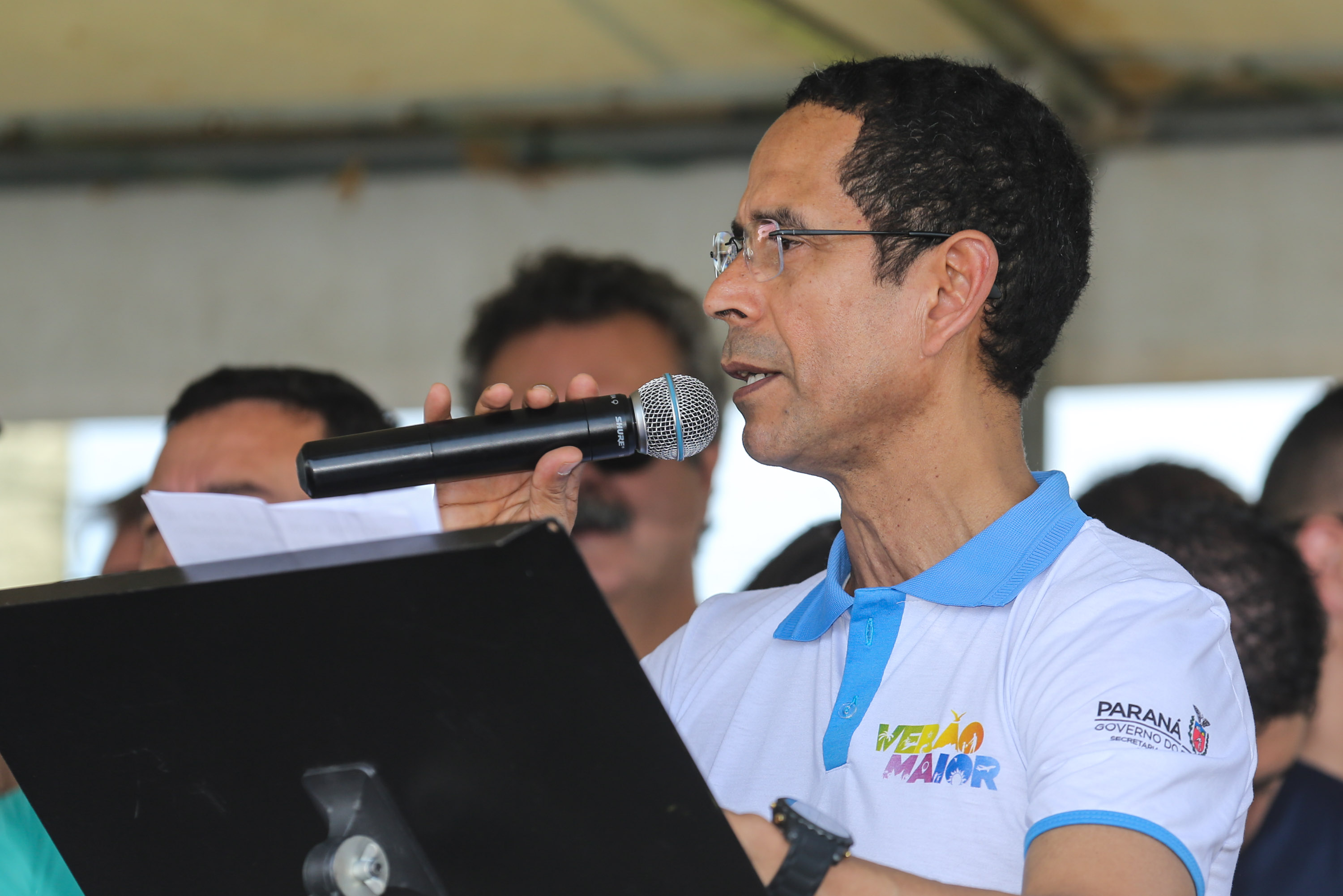 Verao Maior O vice governador Darci Piana participa neste sábado (21), do Lançamento do Verão Maior 2019/2020. O evento acontece em Matinhos e marca o início das ações dos órgãos estaduais no Litoral e nas praias de água doce nas Costas Oeste, Norte e Noroeste, durante toda a temporada até 1º de março. Matinhos, 21/12/2019 - Foto: Geraldo Bubniak/AEN