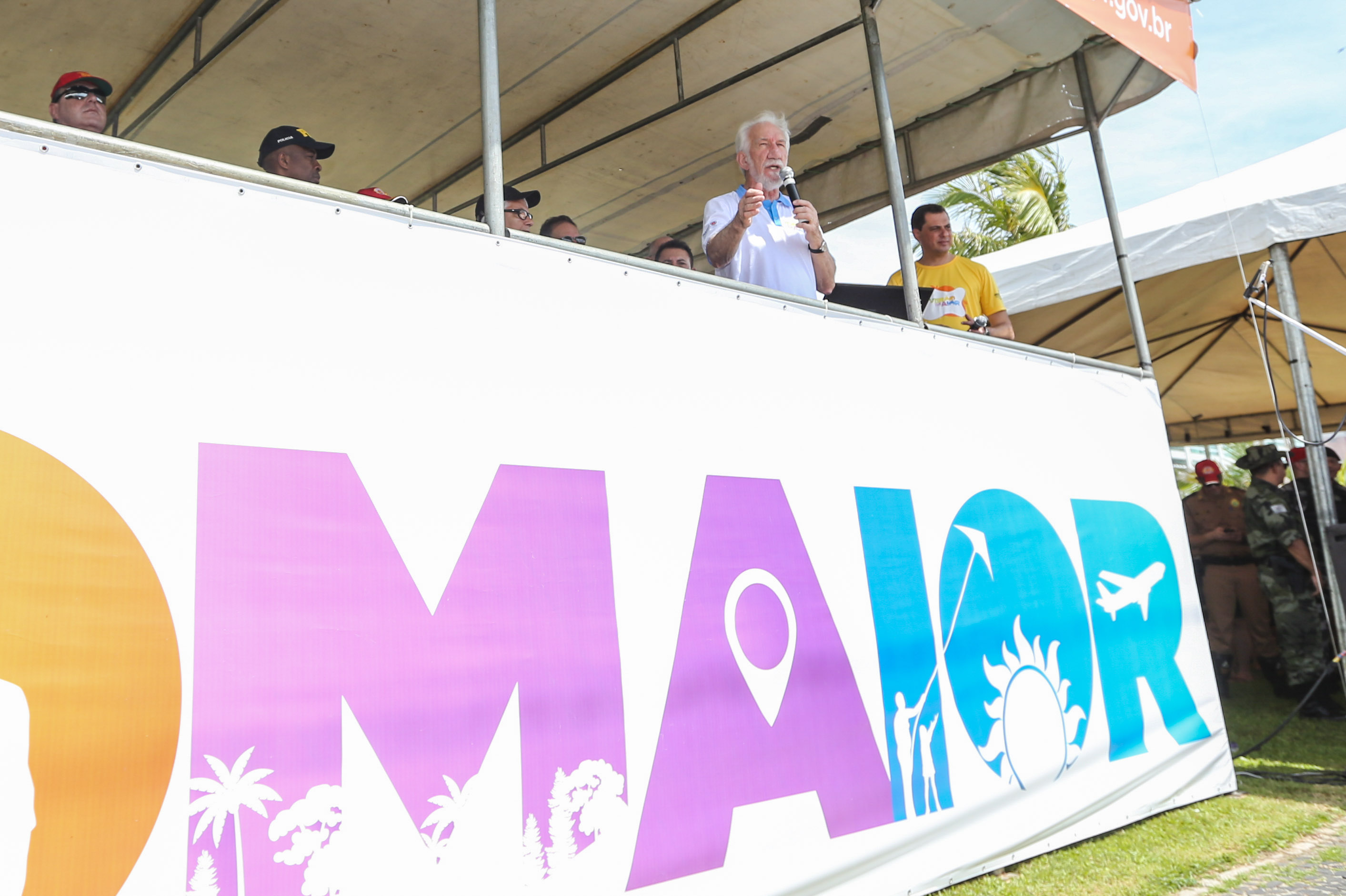 Verao Maior O vice governador Darci Piana participa neste sábado (21), do Lançamento do Verão Maior 2019/2020. O evento acontece em Matinhos e marca o início das ações dos órgãos estaduais no Litoral e nas praias de água doce nas Costas Oeste, Norte e Noroeste, durante toda a temporada até 1º de março. Matinhos, 21/12/2019 - Foto: Geraldo Bubniak/AEN