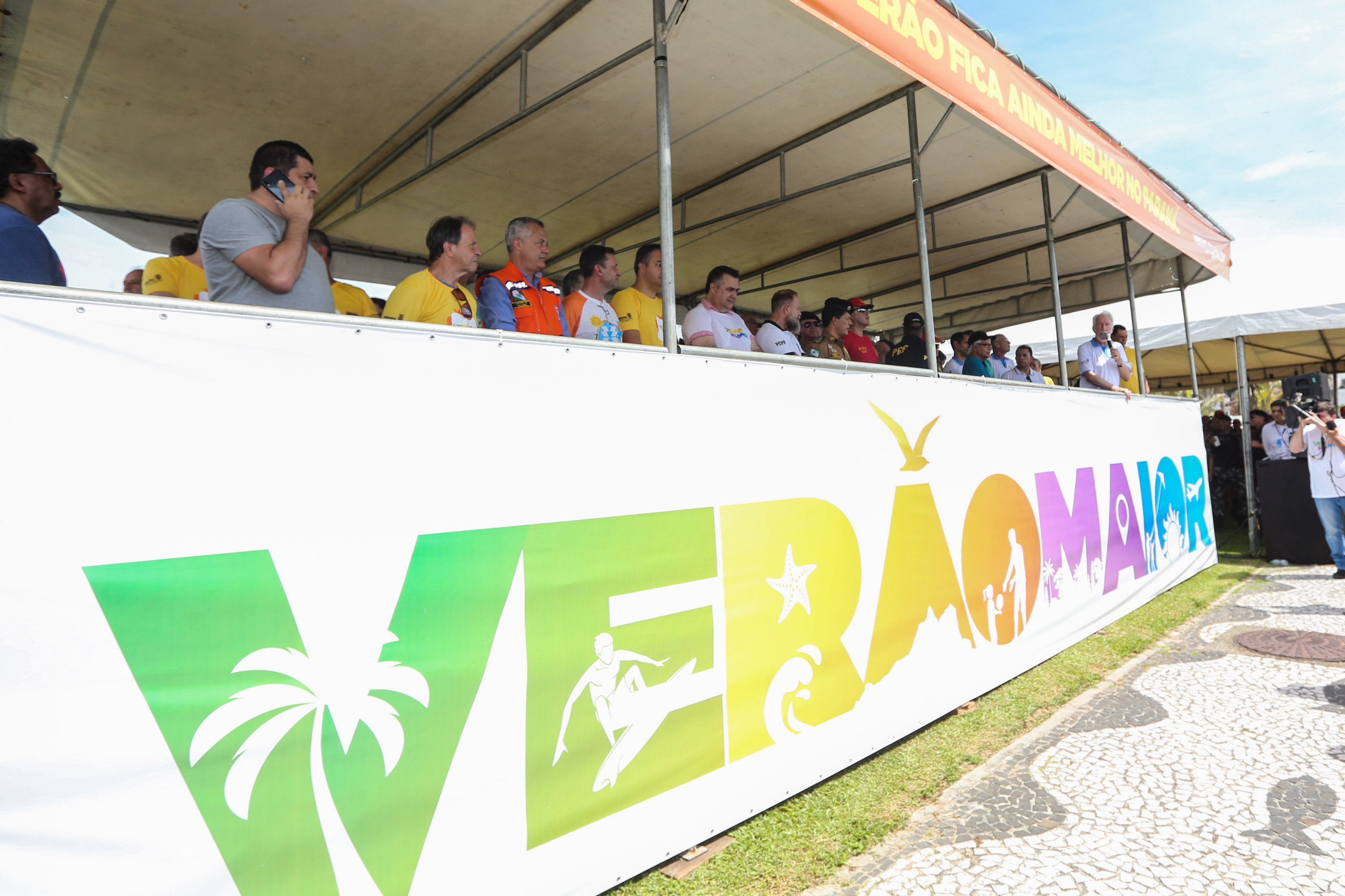 Verao Maior O vice governador Darci Piana participa neste sábado (21), do Lançamento do Verão Maior 2019/2020. O evento acontece em Matinhos e marca o início das ações dos órgãos estaduais no Litoral e nas praias de água doce nas Costas Oeste, Norte e Noroeste, durante toda a temporada até 1º de março. Matinhos, 21/12/2019 - Foto: Geraldo Bubniak/AEN