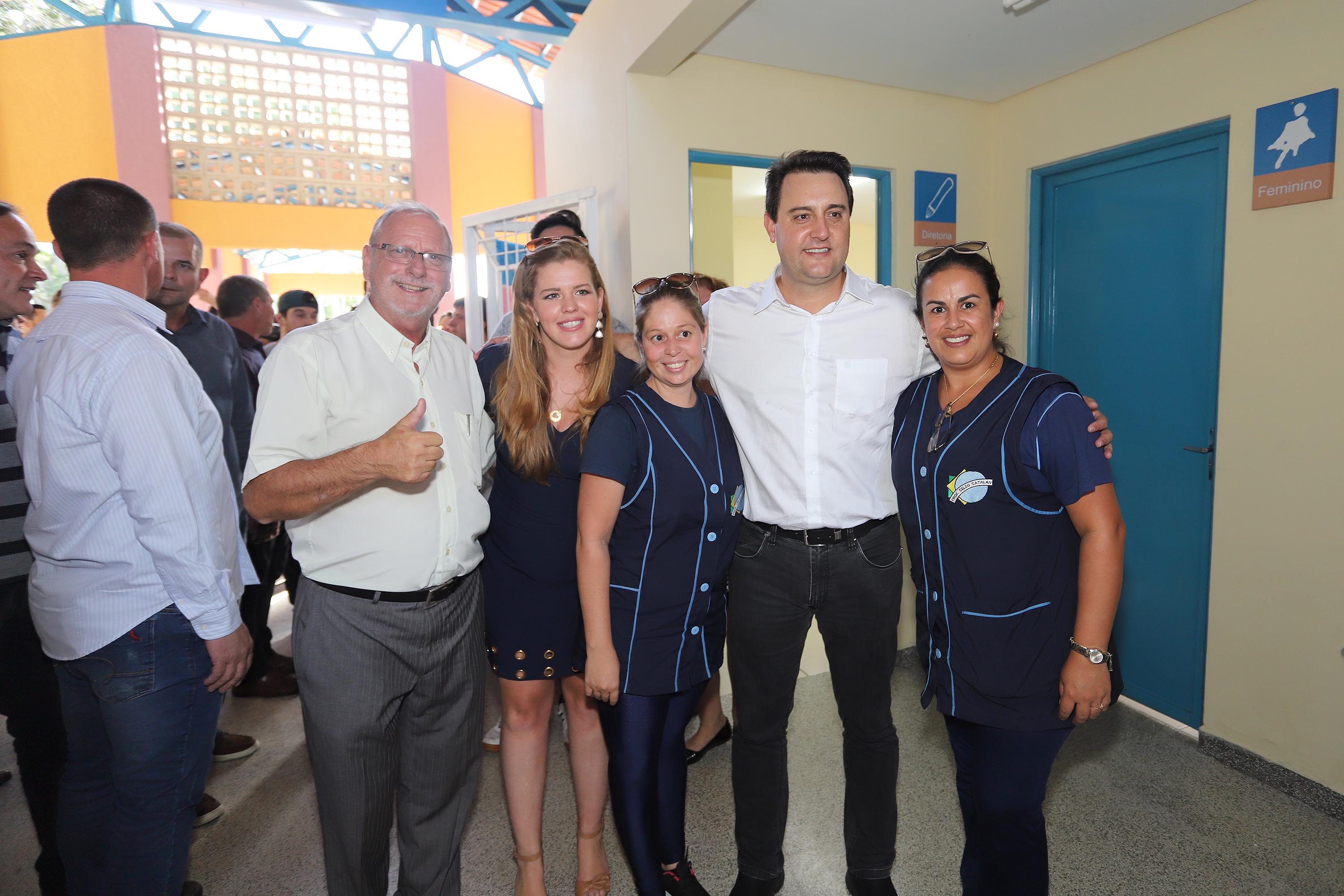 GOVERNADOR INAUGURA ESCOLA E LIBERA RECURSOS EM RIO NEGRO. O governador Carlos Massa Ratinho inaugura a Escola Municipal Ana Zorning e confirma recursos para pavimentação, em Rio Negro, região sudeste do Paraná. Presentes no evento: prefeito de Rio Negro, Milton José Paizani; secretário de Desenvolvimento Urbano, João Carlos Ortega; secretário de Educação e do Esporte, Renato Feder; de Agricultura e Abastecimento, Norberto Ortigara; entre outros.Rio Negro, 13-02-20.Foto: Arnaldo Alves / AEN.
