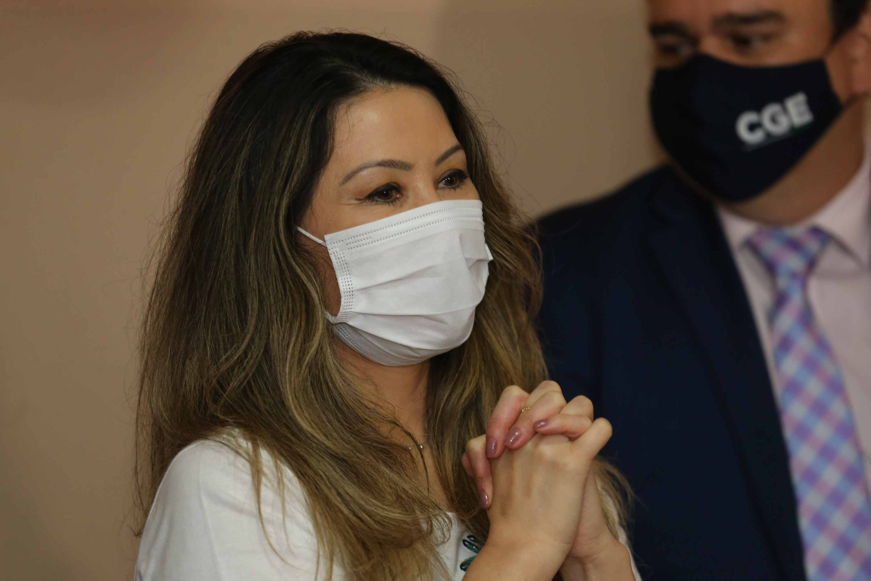 Parana Pia Encerramento da Campanha Paraná Piá, idealizada pela Primeira Dama do Estado, a Srª Luciana Saito Massa juntamente com a Superintendência Geral de Ação Solidária, no Hospital da Providencia em Apucarana, nesta quinta-feira(15).O objetivo da Campanha foi arrecadar brinquedos que foram entregues em comemoração ao dia das crianças. 15/10/2020 - Foto: Geraldo Bubniak/AEN