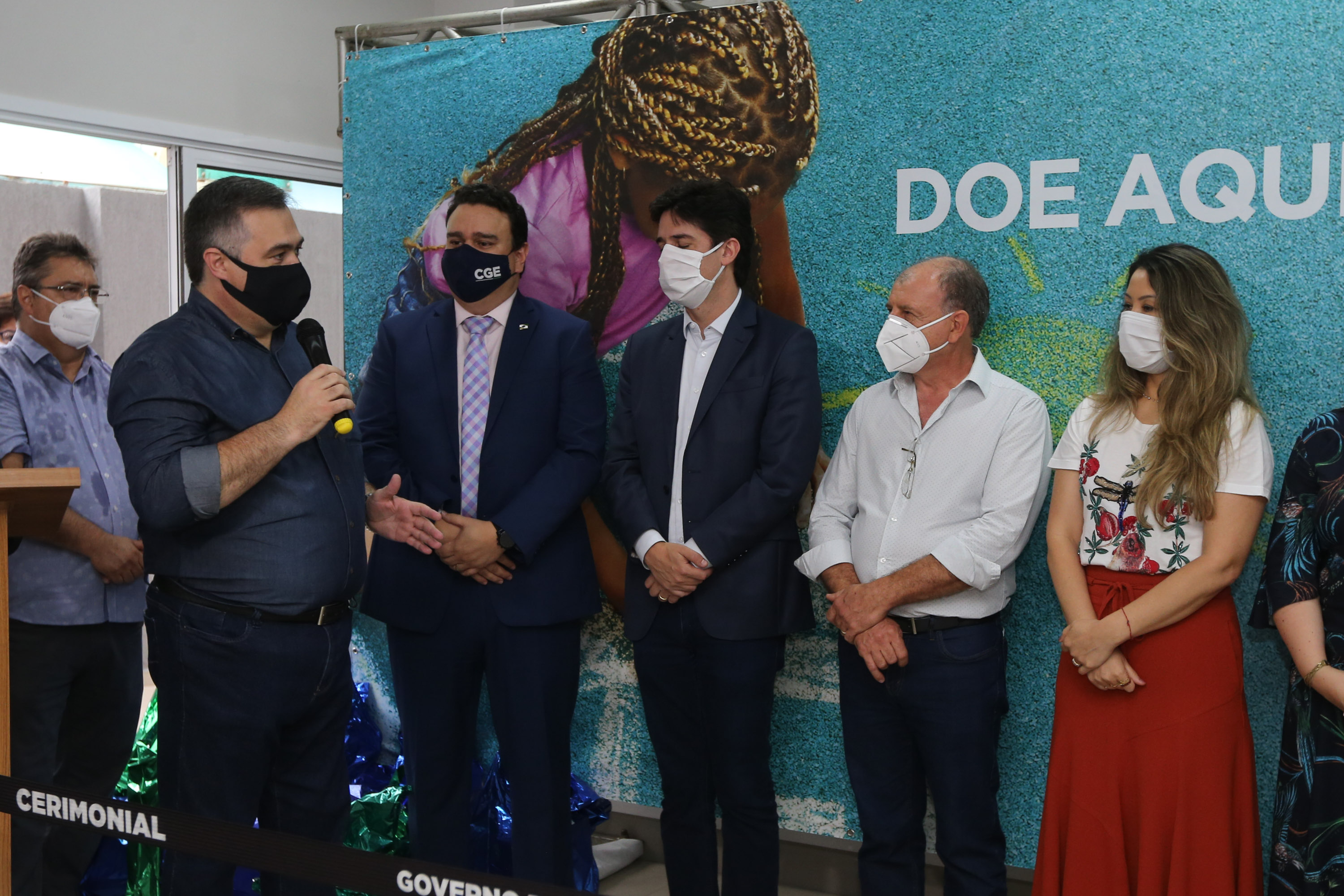 Parana Pia Encerramento da Campanha Paraná Piá, idealizada pela Primeira Dama do Estado, a Srª Luciana Saito Massa juntamente com a Superintendência Geral de Ação Solidária, no Hospital da Providencia em Apucarana, nesta quinta-feira(15).O objetivo da Campanha foi arrecadar brinquedos que foram entregues em comemoração ao dia das crianças. 15/10/2020 - Foto: Geraldo Bubniak/AEN