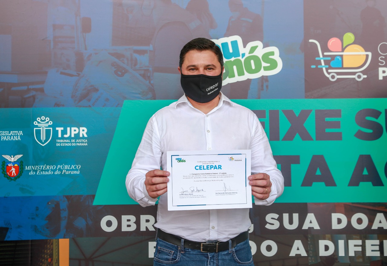 A edição 2021 da campanha Cesta Solidária Paraná, encerrada na terça-feira (06), conseguiu arrecadar mais de 200 toneladas de alimentos. . Foto: Valdelino Pontes