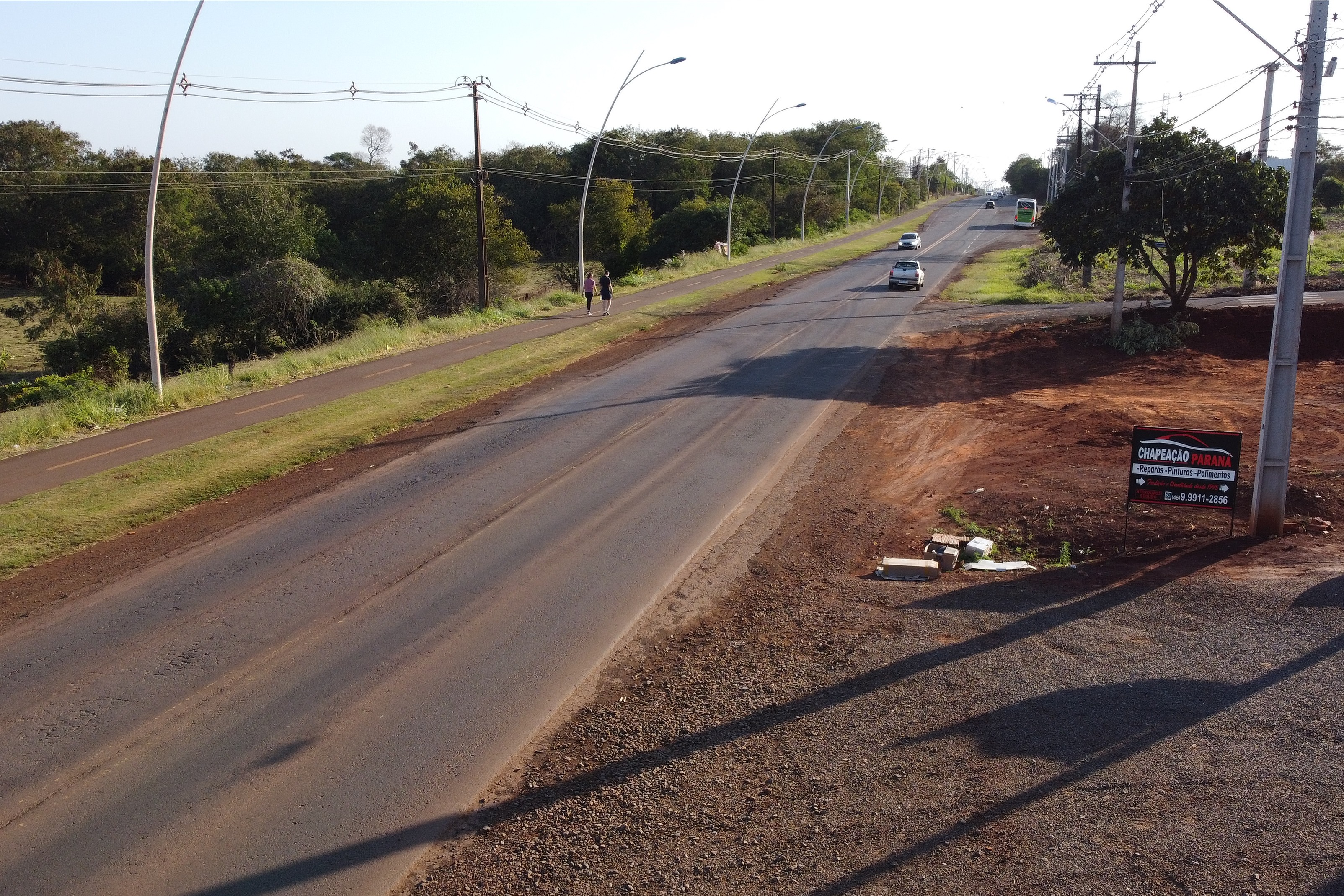Liberação de recursos para a duplicação no prolongamento da Avenida Rio Grande do Sul, PR-495 em  Marechal Cândido RondonFoto: Ari Dias/AEN