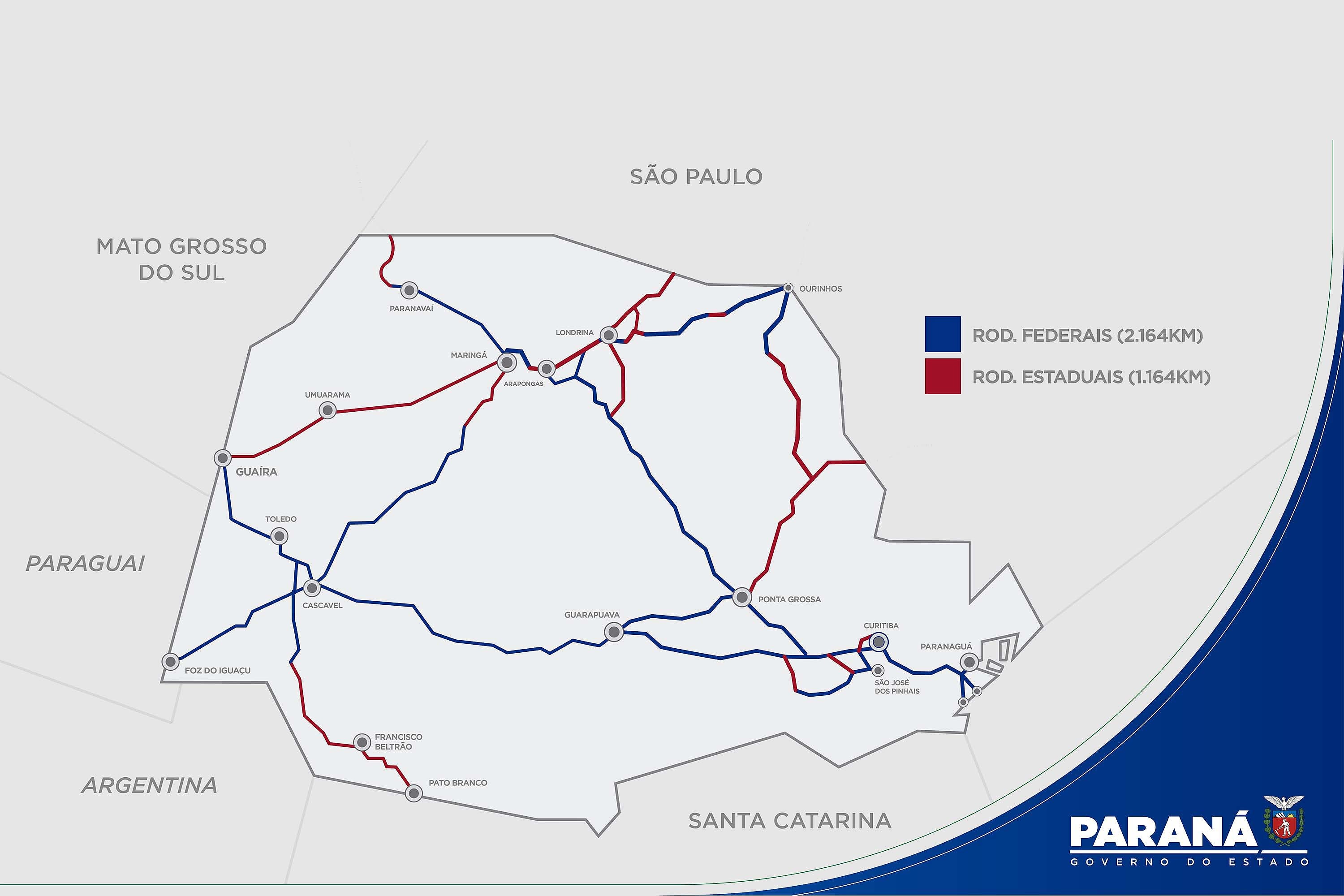 O governador Carlos Massa Ratinho Junior e o ministro da Infraestrutura, Tarcísio Gomes de Freitas, apresentam, os detalhes da nova concessão de 3,3 mil quilômetros de rodovias do Paraná. 