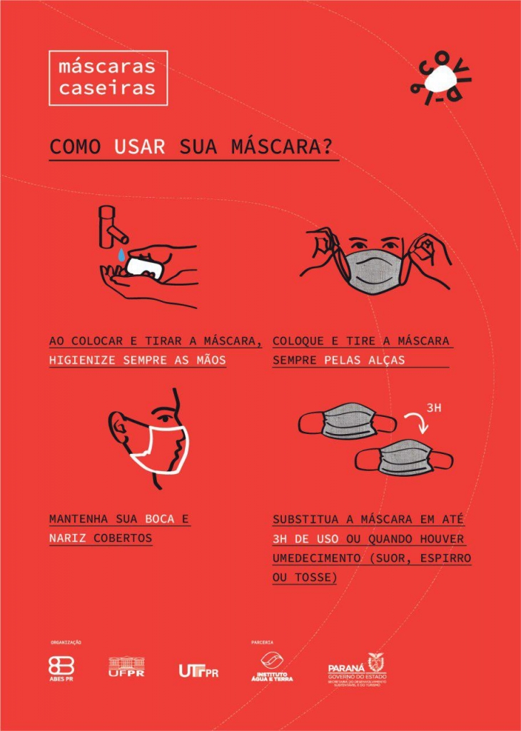 máscara como usar