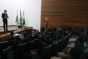 O Departamento de Polícia Penal (Deppen), por meio da Escola de Formação e Aperfeiçoamento Penitenciário (ESPEN), encerrou nesta segunda-feira (22/11) a primeira turma do Curso de Transição em Operações da Polícia Penal (CTOPP), em Curitiba. O curso objetiva promover o nivelamento dos futuros policiais penais do Estado para a ocupação fim. Na primeira turma foram 12 profissionais formados. - Curitibq, 22/11/2021 - Foto: SESP-PR