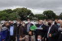O governador Carlos Massa Ratinho Junior entrrega  nesta quinta-feira (11),  veículos da Estratégia da Saúde da Família no Parque Barigui em Curitiba.   - 11/11/2021