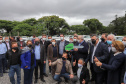 O governador Carlos Massa Ratinho Junior entrrega  nesta quinta-feira (11),  veículos da Estratégia da Saúde da Família no Parque Barigui em Curitiba.   - 11/11/2021