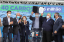 O governador Carlos Massa Ratinho Junior entrrega  nesta quinta-feira (11),  veículos da Estratégia da Saúde da Família no Parque Barigui em Curitiba.   - 11/11/2021