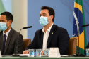 O governador Carlos Massa Ratinho Junior e secretários de Estado apresentam nesta sexta-feira (26), em conjunto com a Polícia Rodoviária Federal, detalhes do plano de operação para o fim da concessão das rodovias paranaenses, que ocorre neste final de semana. Na foto, diretor-geral do Departamento de Estradas de Rodagem do Paraná, Fernando Furiatti    - 26/11/2021 - Foto: Geraldo Bubniak/AEN