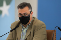 O governador Carlos Massa Ratinho Junior e secretários de Estado apresentam nesta sexta-feira (26), em conjunto com a Polícia Rodoviária Federal, detalhes do plano de operação para o fim da concessão das rodovias paranaenses, que ocorre neste final de semana. Na foto Secretario de Estado da Saude, Beto Preto - 26/11/2021 - Foto: Geraldo Bubniak/AEN