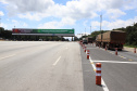 Encerramento dos atuais contratos de concessão de rodovias no Paraná. Abertura das catracas da praça de pedágio da Ecovia, na BR-277, em São José dos Pinhais, ocorrida à 0h00 deste domingo. - Curitiba, 28/11/2021 - Foto: Ari Dias/AEN