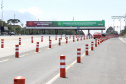 Encerramento dos atuais contratos de concessão de rodovias no Paraná. Abertura das catracas da praça de pedágio da Ecovia, na BR-277, em São José dos Pinhais, ocorrida à 0h00 deste domingo. - Curitiba, 28/11/2021 - Foto: Ari Dias/AEN