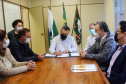 O secretário de Estado da Saúde, Beto Preto, assinou nesta quinta-feira (11) a liberação de R$ 60 milhões para o Consórcio Metropolitano de Saúde do Paraná (Comesp) das Regiões Sul e Norte, por meio do programa de Qualificação dos Consórcios Intermunicipais de Saúde (Qualicis), que deverá ser repassado em 48 parcelas. -  Curitiba, 11/11/2021 - Foto: Américo Antonio/SESA