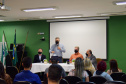 Formandos do primeiro curso de Especialização em Auditoria do SUS receberam na noite desta terça-feira (23) o diploma que permitirá atuar no controle, avaliação e auditoria dos recursos do Sistema Único de Saúde (SUS). Trinta alunos participaram da solenidade realizada no auditório da Escola de Saúde Pública do Paraná (ESPP). - Curitiba, 24/11/2021 - Foto: Américo Antonio/SESA
