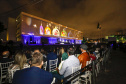 Primeira apresentação do Natal no Palácio Iguaçu é um espetáculo de fogos, luzes e música