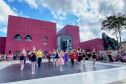 Escola de Dança Teatro Guaíra emociona o público no Parque São Lourenço. Foto: José Fernando Ogura/AEN