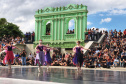 Escola de Dança Teatro Guaíra emociona o público no Parque São Lourenço. Foto: José Fernando Ogura/AEN