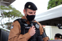 Policiais militares se formam no curso de rondas ostensivas com motocicletas. Foto:PMPR