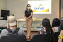 A Portos do Paraná, em parceria com o Serviço Nacional de Aprendizagem Comercial (Senac), entregou nesta sexta-feira (26) os certificados aos 35 jovens da Ilha dos Valadares que participaram dos cursos de Comunicação e Atendimento e Introdução à Maquiagem.  -  Paranaguá, 26/11/2021 - Foto: Claudio Neves/Portos do Paraná