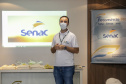 A Portos do Paraná, em parceria com o Serviço Nacional de Aprendizagem Comercial (Senac), entregou nesta sexta-feira (26) os certificados aos 35 jovens da Ilha dos Valadares que participaram dos cursos de Comunicação e Atendimento e Introdução à Maquiagem.  -  Paranaguá, 26/11/2021 - Foto: Claudio Neves/Portos do Paraná