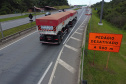 Encerramento dos atuais contratos de concessão de rodovias no Paraná. Abertura das catracas da praça de pedágio da Ecovia, na BR-277, em São José dos Pinhais, ocorrida à 0h00 deste domingo. - Curitiba, 28/11/2021 - Foto: Ari Dias/AEN