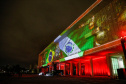 Primeira apresentação do Natal no Palácio Iguaçu é um espetáculo de fogos, luzes e música