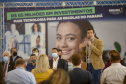  O governador Carlos Massa Ratinho Junior entregou, nesta quarta-feira (10), em cerimônia no Palácio Iguaçu, 10.229 computadores para colégios estaduais de 146 municípios do Paraná, além de mais de 2 mil equipamentos de wi-fi que vão beneficiar os alunos de todas as instituições vinculadas à Secretaria de Estado da Educação e do Esporte (Seed).  Foto: Gilson Abreu/AEN