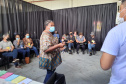 Em seis salas de oficinas, no município de Morretes, o projeto piloto VRS Mata Atlântica reuniu, nesta quinta e sexta-feira (25 e 26), mais de 50 produtores rurais e representantes de pupunha, banana, mandioca, juçara, frutos sazonais do Litoral, e operadores e prestadores de serviços do turismo. Eles são representantes dos municípios de Guaraqueçaba, Morretes e Antonina. - Antonina, 26/11/2021 - Foto: Investe Paraná