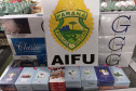 Operação apreende arma de fogo e produtos contrabandeados em Curitiba e no Litoral