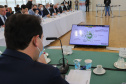 O governador Carlos Massa Ratinho Junior participa nesta quinta-feira(9),  de reuniao do comitê de ESG no Palacio Iguaçu - 09/12/2021 - Foto: Geraldo Bubniak/AEN