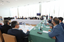 O governador Carlos Massa Ratinho Junior participa nesta quinta-feira(9),  de reuniao do comitê de ESG no Palacio Iguaçu - 09/12/2021 - Foto: Geraldo Bubniak/AEN