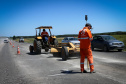 Pavimentação em concreto ca PRC-280 avança 1 Km por dia.