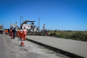 Pavimentação em concreto ca PRC-280 avança 1 Km por dia.