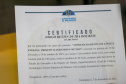 Governador do Paraná, Carlos Massa Ratinho Junior e o Secretario da Educação, Renato Feder participam do projeto Ganhando o Mundo. 