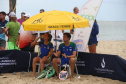 Beach tennis e bodyboard abrem o circuito de competições da temporada do Verão Paraná no litoral paranaense