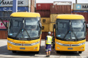 Em grande operação, Porto de Paranaguá embarca 154 ônibus para a Costa do Marfim