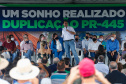 O governador Carlos Massa Ratinho Junior assina nesta quinta-feira (16) a ordem de serviço das obras de duplicação da PR-445, entre Londrina e Mauá da Serra, na região Norte. - Tamarana, 16/12/2021