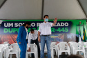 O governador Carlos Massa Ratinho Junior assina nesta quinta-feira (16) a ordem de serviço das obras de duplicação da PR-445, entre Londrina e Mauá da Serra, na região Norte. - Tamarana, 16/12/2021