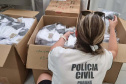 PCPR entrega uniformes para os policiais da Operação Verão