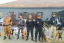 Policial Penal participa de treinamento com cães ofertado pela PM