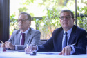 Embaixador da Itália no Brasil, Francesco Azzarello e Cônsul-Geral da Itália em Curitiba, Salvatore Di Venezia - Curitiba, 24/01/2022