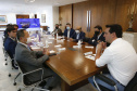 O governador Carlos Massa Ratinho Junior se reuniu nesta segunda-feira (24) com a diretoria do Terminal de Contêineres de Paranaguá (TCP) para apresentar os projetos em andamento do Governo do Estado para ampliar e modernizar a estrutura de exportações pelo Porto de Paranaguá. 