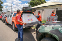 Governo Estadual entrega ajuda humanitária para famílias atingidas por enxurradas em Fazenda Rio Grande 