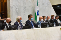 O governador Carlos Massa Ratinho Junior participou nesta quarta-feira (2) da abertura dos trabalhos da 19ª Legislatura da Assembleia Legislativa. 