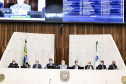 O governador Carlos Massa Ratinho Junior participou nesta quarta-feira (2) da abertura dos trabalhos da 19ª Legislatura da Assembleia Legislativa. 